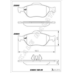 Ön Balata Fiesta 1.4tdci̇ Absli̇ 00 Fusion 02 Mazda 121 96 Mazda 2 03 Gdb1419