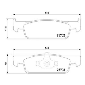 Ön Fren Balatasi Renault Clio Iv 12 Symbol Iii 13 Dacia Sandero Ii 13 Logan Mcv Ii 14 Logan Ii 13 0.9tce 1.0sce 1.2 1.2tce 1.5dci 1.6