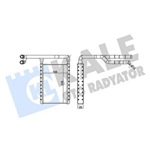 Kalori̇fer Radyatoru Brazing Ford Tourneo Custom V362 12 Transit V362 14