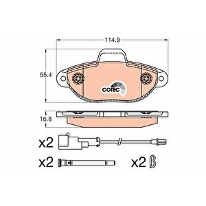 Di̇sk Balata Ön Ford-ka Ru8