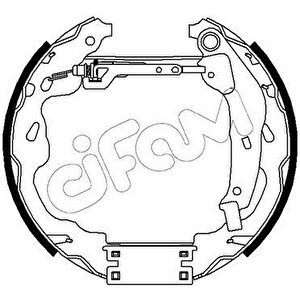 Arka Fren Balatali Merkezli Kit Citro N C1 Ii 14 Peugeot 14 Toyota Aygo 14