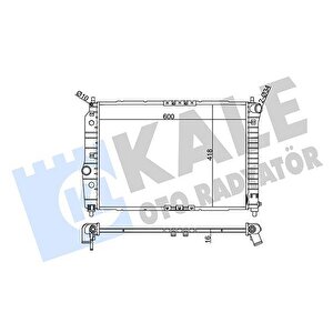 Radyatör Chevrolet Aveo-kalos Al/pl/brz 600x418x16