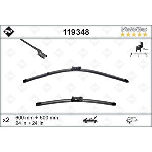Silecek Supurgesi Takimi 600mm / 600mm Mercedes W204 S204 C218 X218 W212 C207 Swf