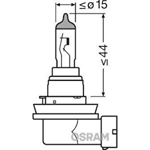 Ampul 12v H8 35w Night Breaker Laser 150 Güçlü 20 Beyaz Işik İki̇li̇ Ambalaj