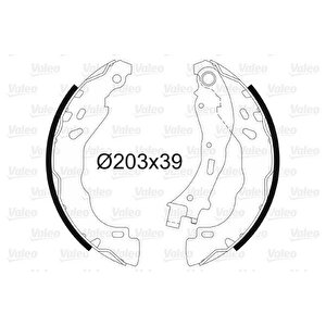 Arka Fren Balatasi Kampana Corsa F 19 C-elysee 12 C3 09 C4 14 301 12 208 12 Ds3 15