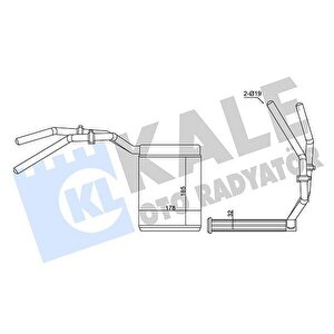 Kalorifer Radyatoru Focus Ii 03 11 Focus Ii C Max 04 11 Kuga 08 12 Mazda 3 06 09 Mazda 5 05 Volvo C30 C70 Ii S40 Ii V50 06 12