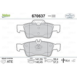 Fren Balatasi Arka Mercedes C218 C219 W211 S211 W212 S212 W221 C215