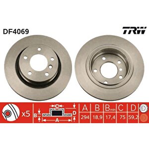 Fren Diski Arka Bmw E46 98 05