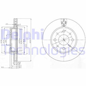 On Fren Diski Fiat 500 08 500c 09 Panda 12 Ford Ka 1.3 Tdci̇ 09 0.9-1.2-1.4-1.3dmtj 240.5