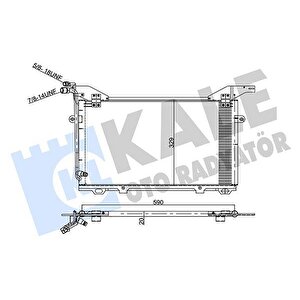 Klima Radyatoru Mercedes E-class W210 S210