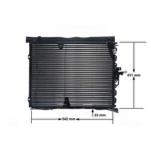 Klima Radyatoru Mercedes W124 S124 C124