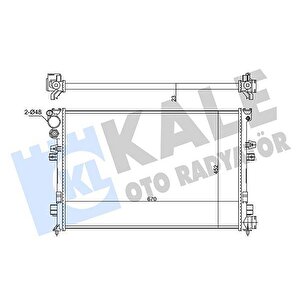 Radyatör Scudo/p806 1.8i-2.0i 8v-2.0i 16v Al/mknk