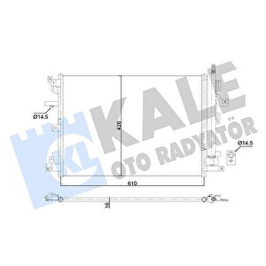 Kli̇ma Radyötörü Kondenser Volvo Xc90 I 2.5t T6 3.2 V8 D3 D5 04 14
