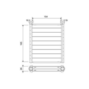 Kalorifer Radyatoru Mercedes W176 W246 C117 X117 X156