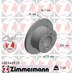 Fren Diski Arka Mercedes Sprinter B901 B904 . Vw Lt 28-35-46 Tek Teker