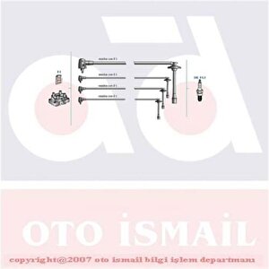 Buji̇ Kablo Tk Corolla 1.6 Ie 4afe-ae100 92-98