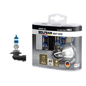 Ampul 12v Hb3 100 P20d Night Vision 150 Fazla 20 Beyaz Işik