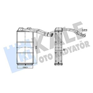 Kalorifer Radyatoru 18 K4f - 20 T2n Freelander I L314 98 06