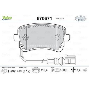 Arka Balata Transporter T5 T6 04 Gdb1557 Fi̇şli̇