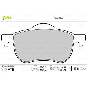 Ön Balata Volvo S60 00-10 S80 98-06 V70 97-07 Xc70 00-07 S70 97-00