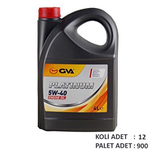 Motor Yaği 5w40 4 Lt Platinum Tam Senteti̇k Api Sl/cf