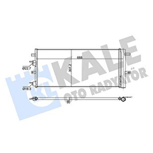 Klima Radyatoru Kondanser Mondeo 14 1.0-1.5 Ecoboost 1.5 Tdci 2.0 Tdci