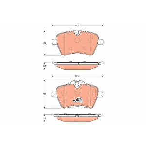 Ön Balata Mi̇ni̇ Cooper S R50 R5 02 06 R52 04-07 R56 06 10 R57 10 R59 12 R58 R60 R61
