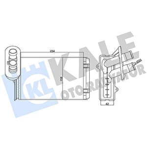 Kalori̇fer Radyatörü A3-caddy-golf-jetta-polo-ibiza-cordoba-octavia-1.4-1.6-1.8-1.9tdi-2.0 234x156
