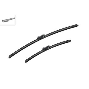 Si̇lecek 60 40cm X2 Flatblade-muz Ti̇pi̇ Bmw 3 Seri̇ E92 Coupe-cabriolet 09/09