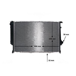 Motor Su Radyatoru Bmw E31 E34
