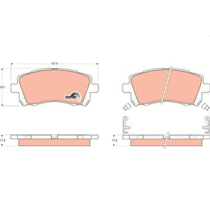 X Ön Balata Subaru Forester 2.0-2.0t 97-02 -legacy Ii 2.5i 4wd 96-99