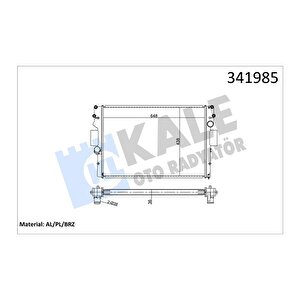 Su Radyatörü Iveco Daily Iii-iv 06-11 Mt Brazing 648x438x36 500039637