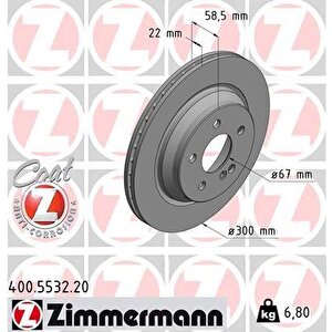 Fren Diski Arka Mercedes S-class W221 Sl-class R230