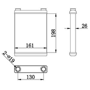 Kalori̇fer Radyatoru Brazi̇ng Mgn Iii-fluence 198x165x26