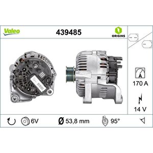 Alternator Sarj Dinamosu 12v 170a Bmw M47 M57 E60 E63 E64 E65