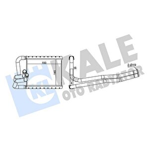 Kalori̇fer Radyatörü Hyundai I20 1.2l G4la Benzinli 08-14 / 1.4l D4fc Crdi Dizel 11-14 - Alemi̇nyum