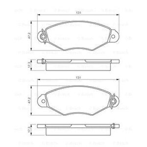Ön Fren Balatasi Renault Kangoo 97 Clio Symbol I 98 Citro N Xsara 97 02 Peugeot 306 96 01