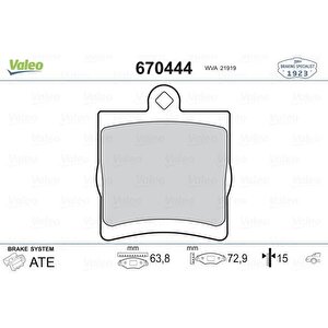 Fren Balatasi Arka Mercedes W203 Cl203 C209 W210 R171