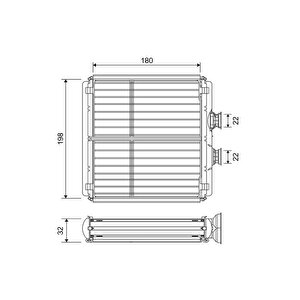 Kalorifer Radyatoru Mercedes W204 W212 C218 R231 C190 R197