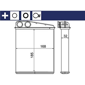 Kalorifer Radyatoru Mercedes W169 W245 . Mini R55 R56 R60