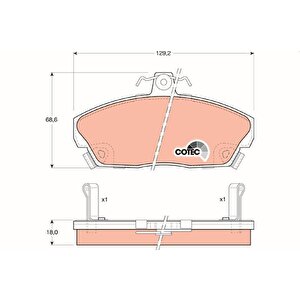 Ön Balata Civic Vi 95-05 Rover 200 400 95-00 25 00-05 45 00-05 Mg 01-05 800 92-93 Coupe