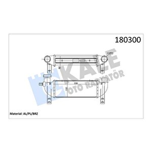 Turbo Intercooler Radyatoru Connect 1.8tdci 02 06 Al Al
