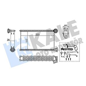Kalori̇fer Radyatörü Psa C1. 108. Aygo