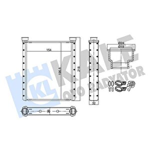 Kalorifer Radyatoru Mercedes W176 W246 C117 X117 X156