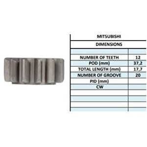Mars Dislisi 12 Dis Mitsubishi Canter Ford 6.9