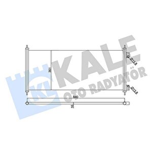Klima Radyatoru Kondanser Transit V184 2.0tdci 2.4 Tdci 00 06