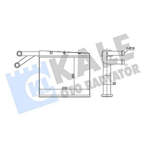 Kalorifer Radyatoru Mercedes Sprinter B901 B904 95 06