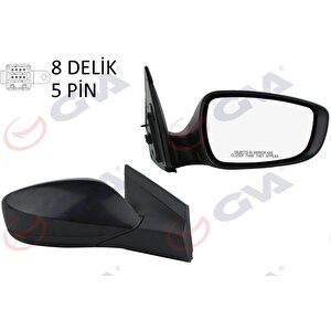 Diş Di̇ki̇z Aynasi Sağ Blue 12 Elektri̇kli̇ Isitmali Si̇yah Kapak Konveks 5 Fi̇ş Vm-6451er