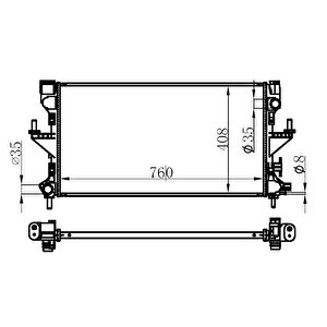 Su Radyatörü Peugeot Boxer-citroen Jumper 2.2 3.0hdi 06 Fiat Ducato 2.3d Mtj 11 Mt Mekani̇k 781x416x24 1616950280-1382424080-1617023380-1618094280