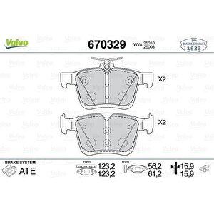 Arka Balata Vw Golf Vii 2014 Touran T-roc 2018 Audi A3 2014 2020 Q2 2016 Tt 2018 Seat Ateca 2016 Leon 2014-2020 Skoda Super B 2015 Karoq 2016